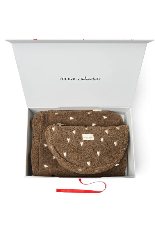 Brown Hearts Essentials Teddy Geschenkset