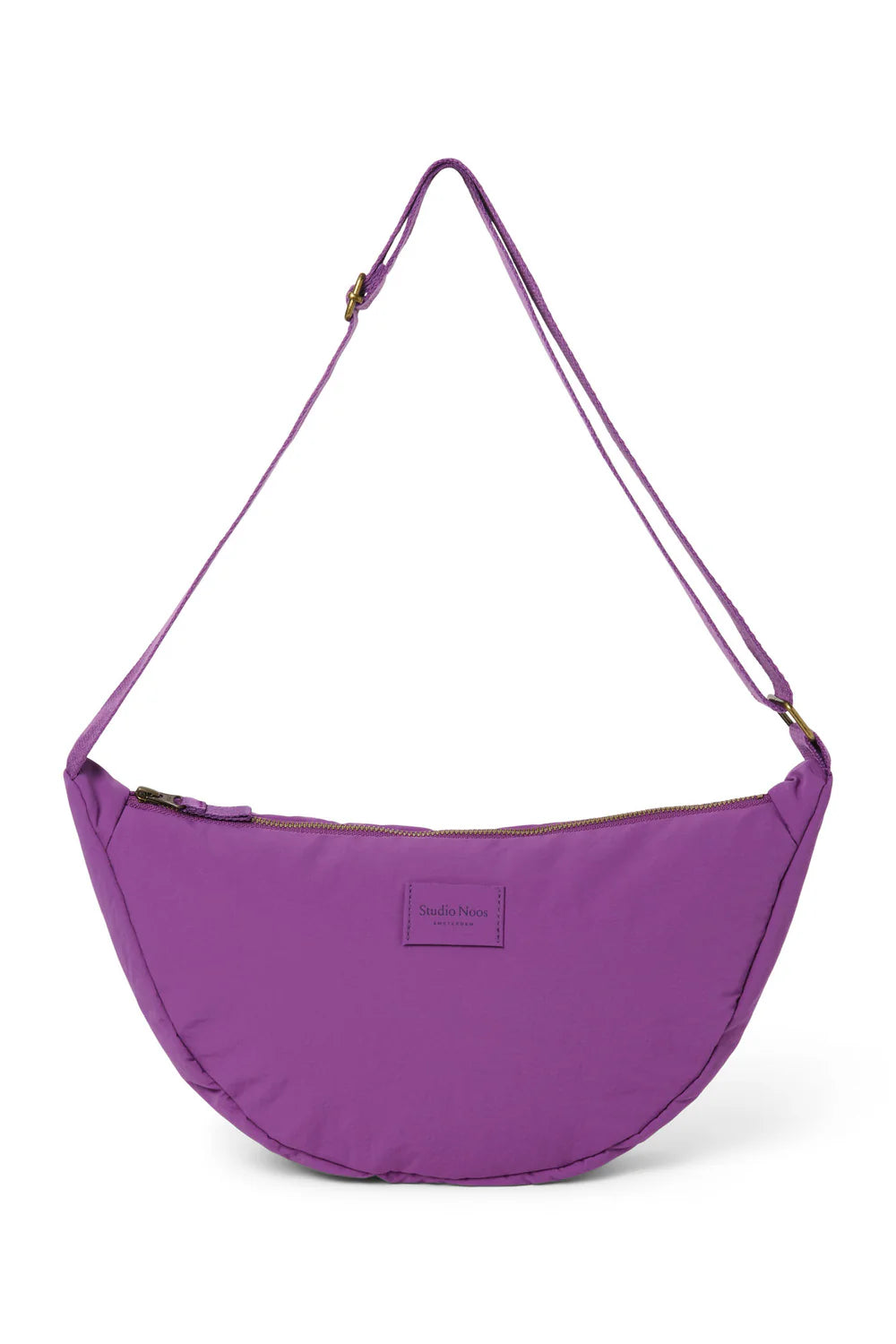 Purple Textured Puffy Adult Fanny Pack