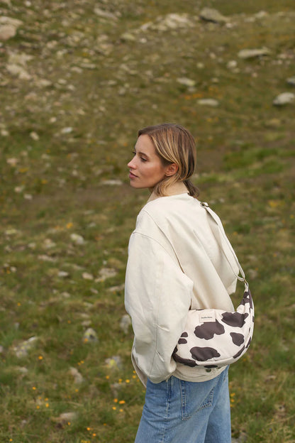 Holy Cow Puffy Adult Fanny Pack - Brownish