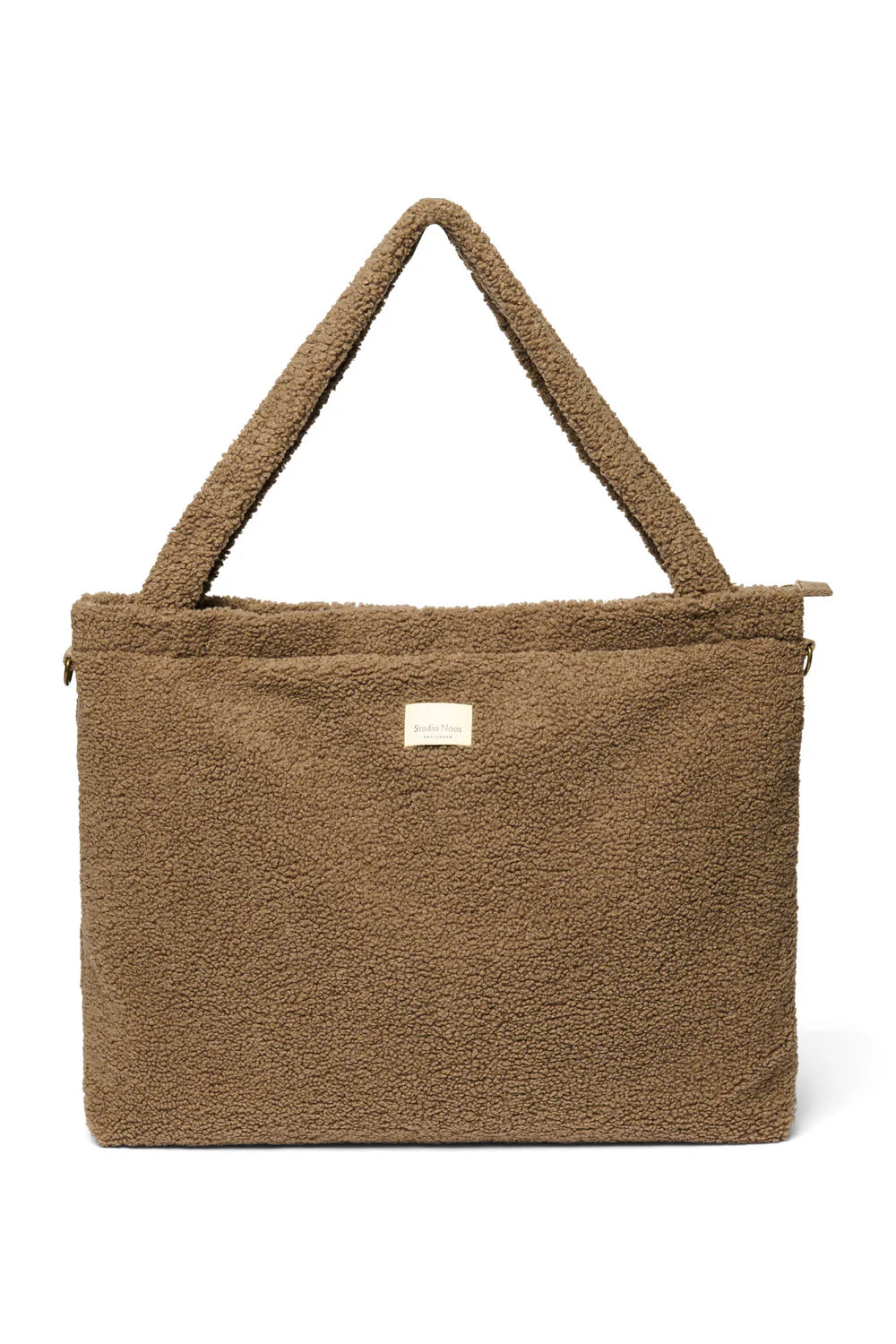 Ecru Hearts Teddy Diaper Bag