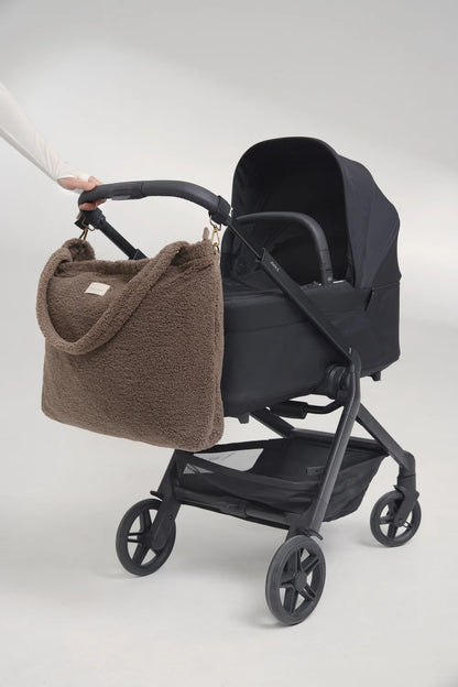 Ecru Teddy Diaper Bag