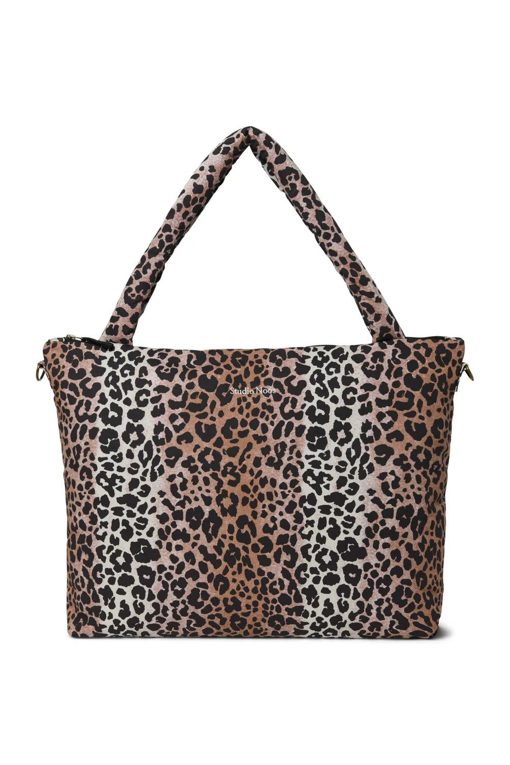 Hazel Leopard Soft Cotton Diaper Bag