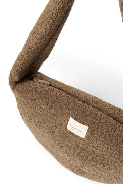 Brown Hearts Teddy Mini Cross Body Bag