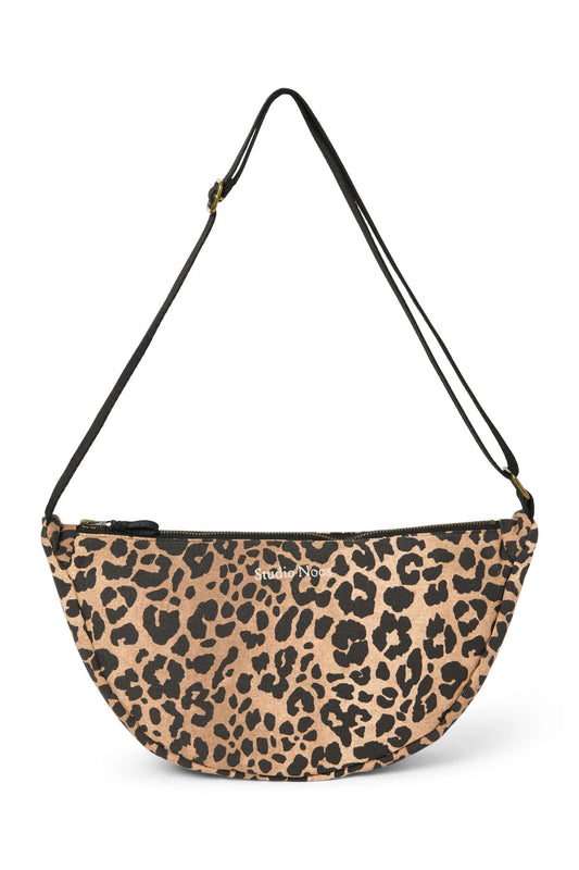 Braune Leo-Baumwoll-Gürteltasche für Erwachsene