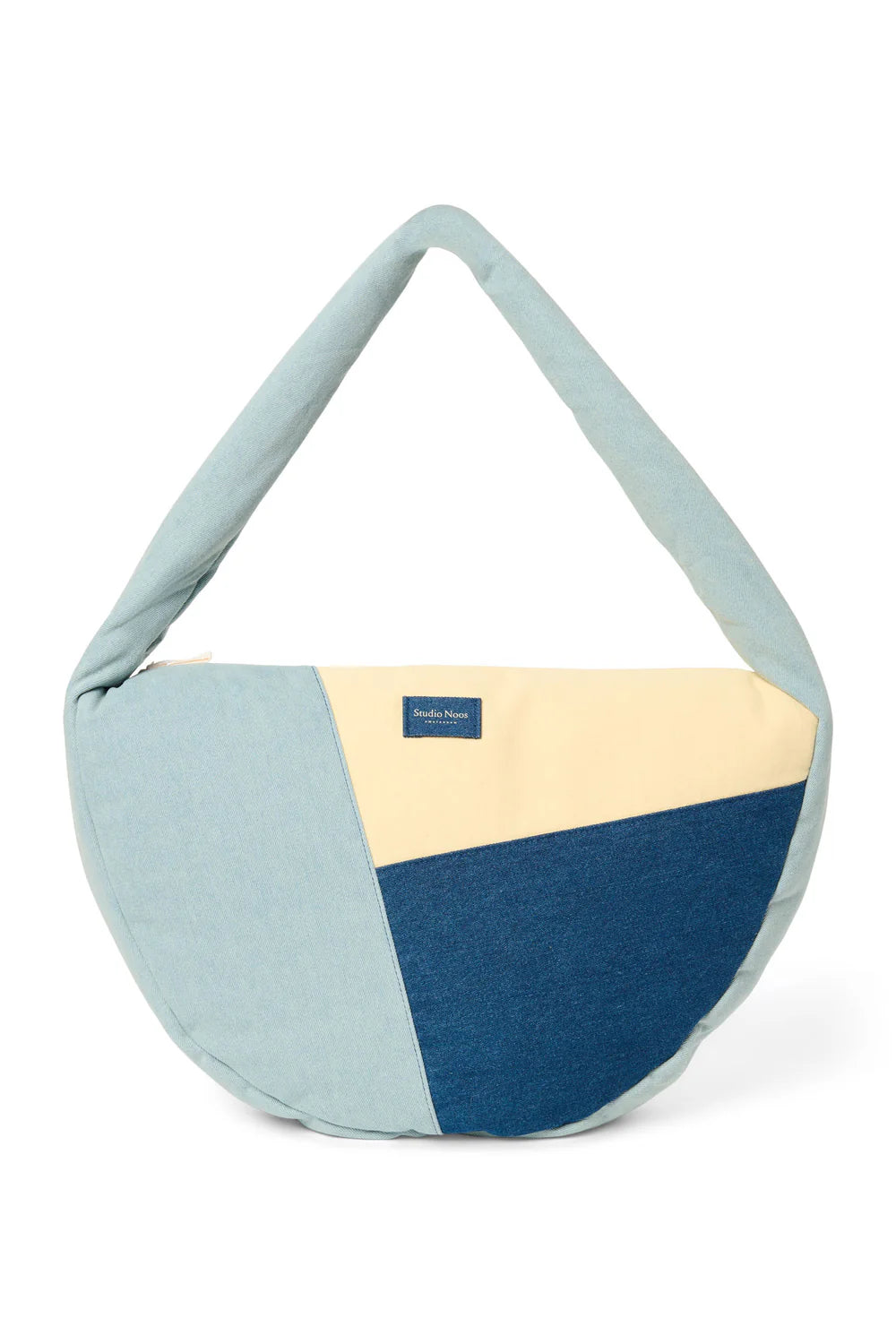 Denim Patchwork Cross Body Bag