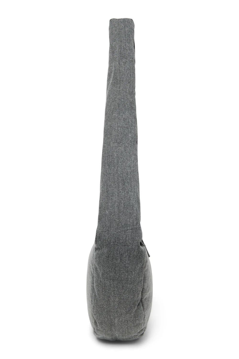 Grey Hearts Denim Mini Cross Body Bag