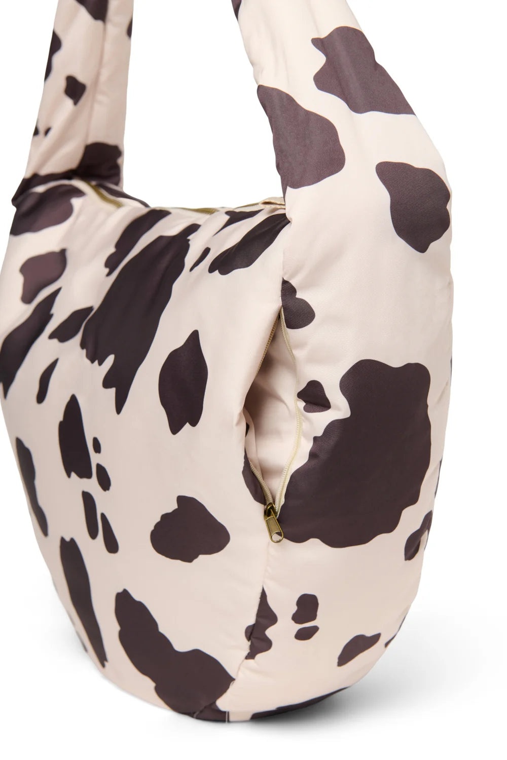 Holy Cow Puffy Cross Body Bag - Brownish