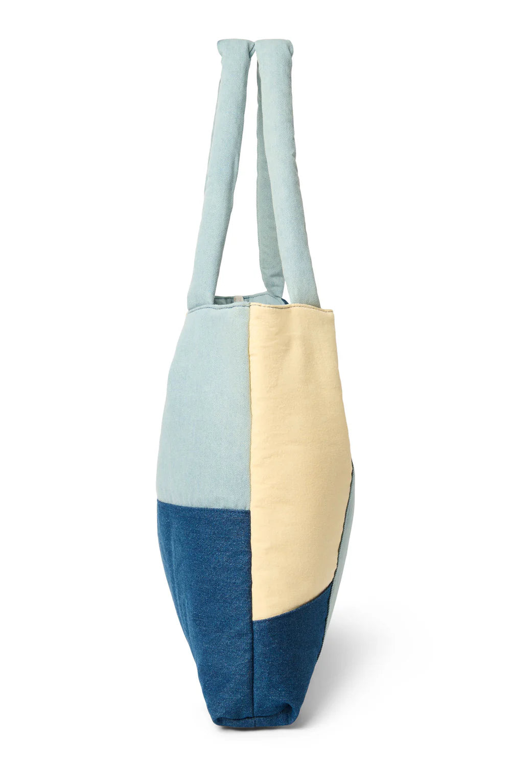 Denim Patchwork Mom Bag