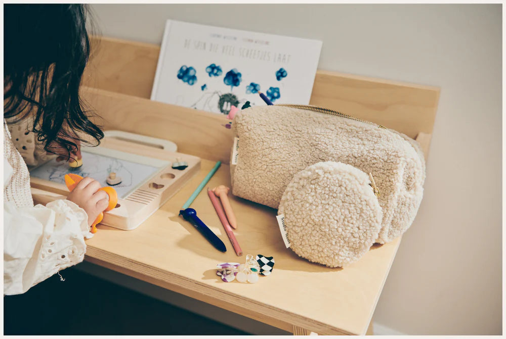 Ecru Teddy Wallet