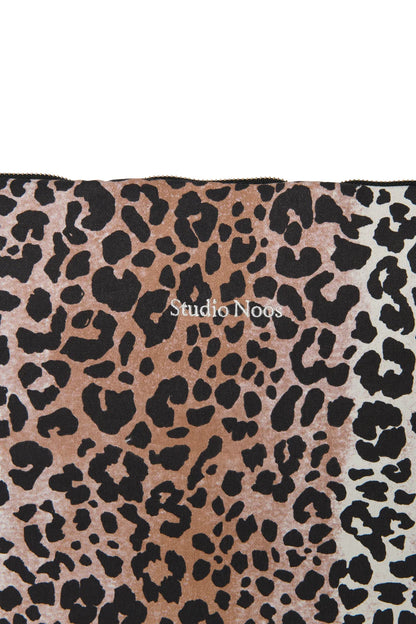 Hazel Leopard Soft Cotton Diaper Bag
