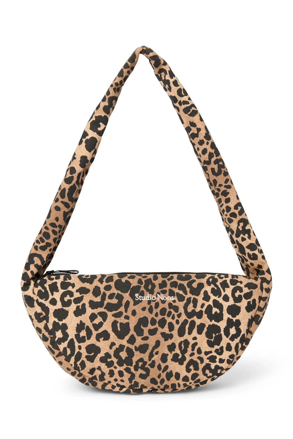 Green Leopard Cotton Mini Cross Body Bag