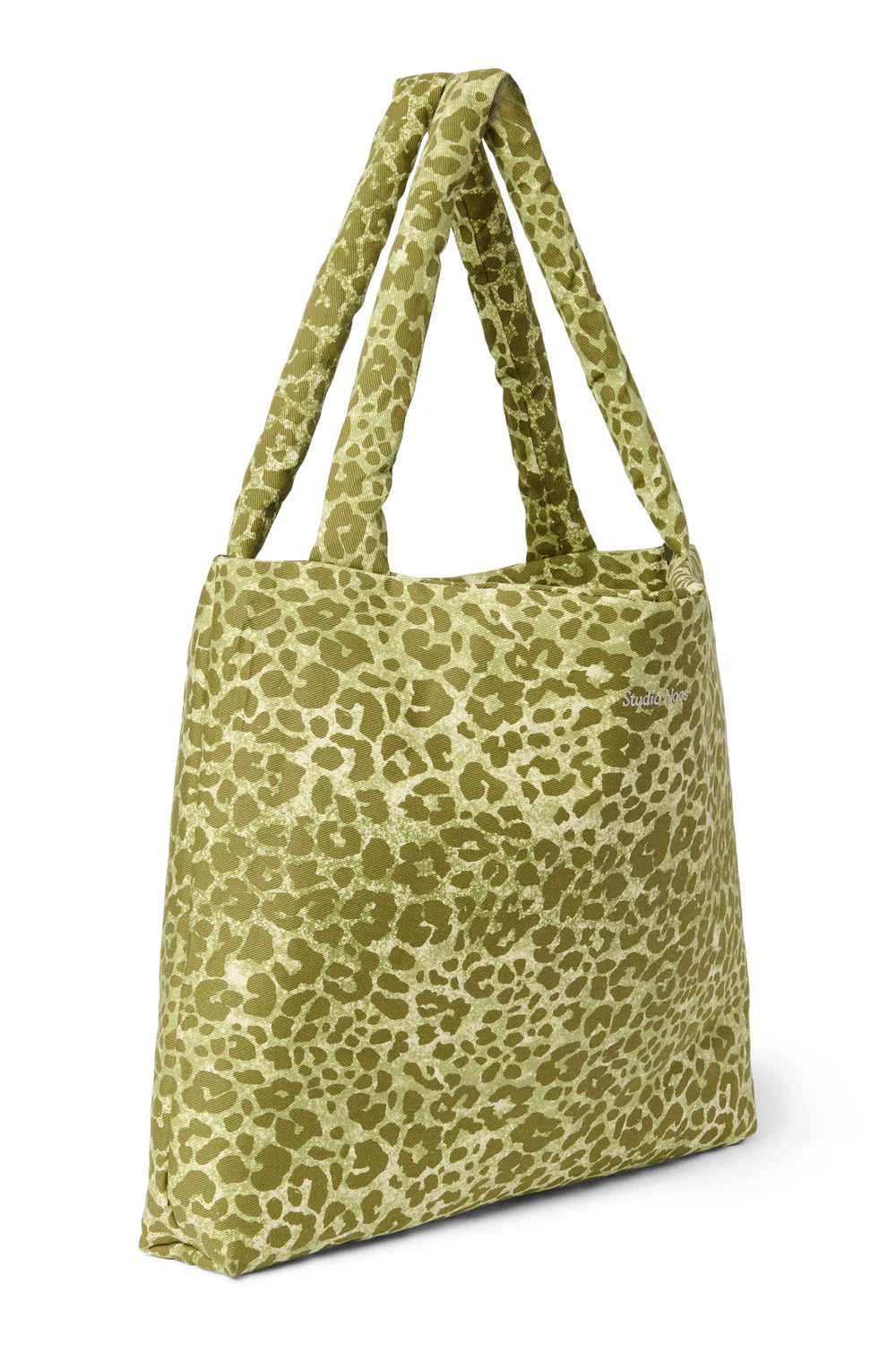 Brown Leopard Cotton Mom Bag