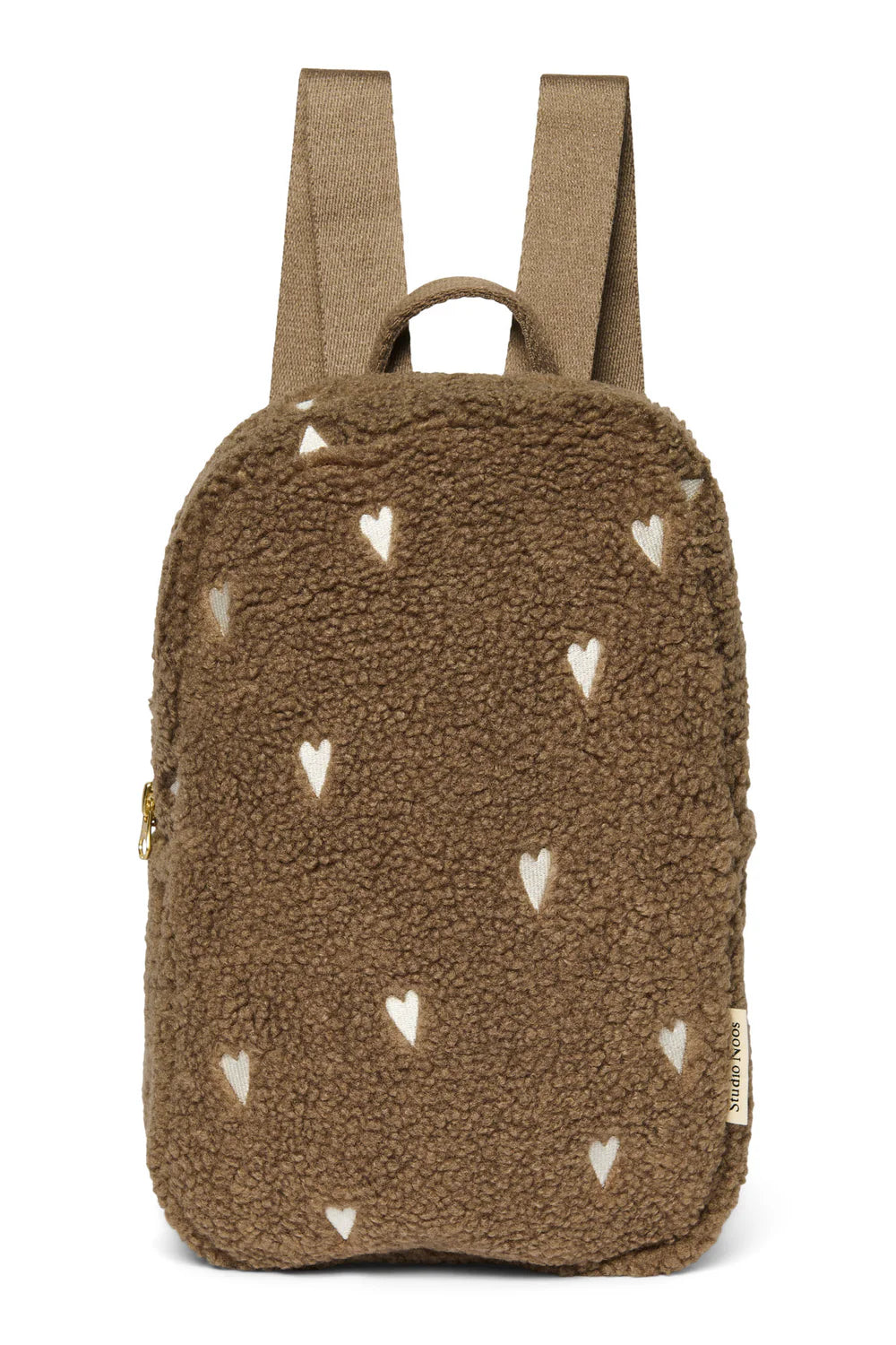 Brown Hearts Teddy Mini Backpack