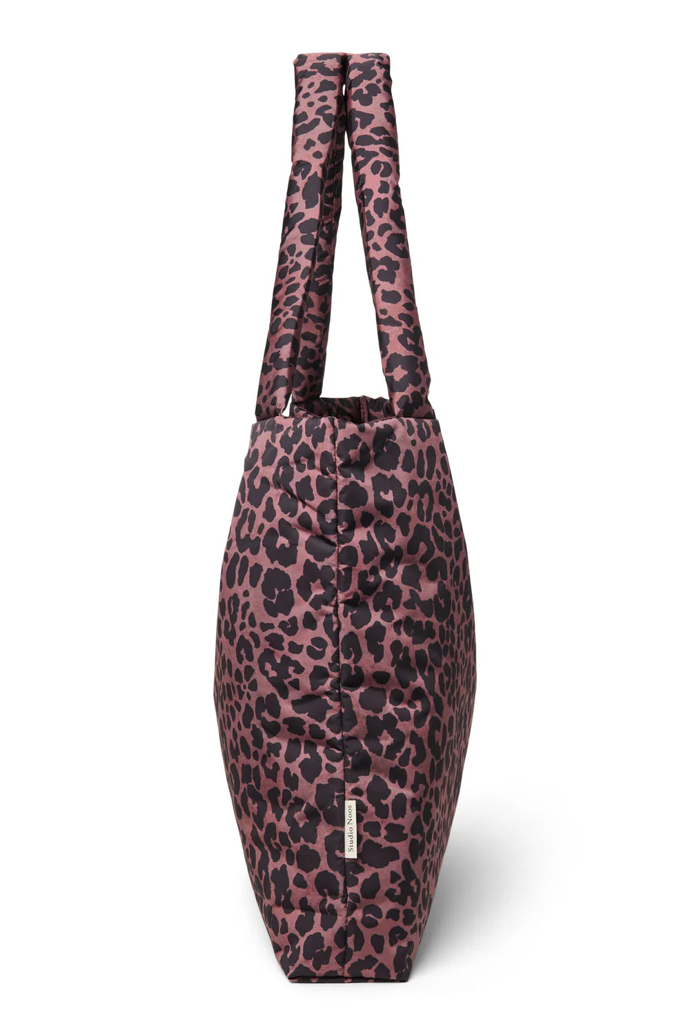 Red Leopard Puffy Mom Bag