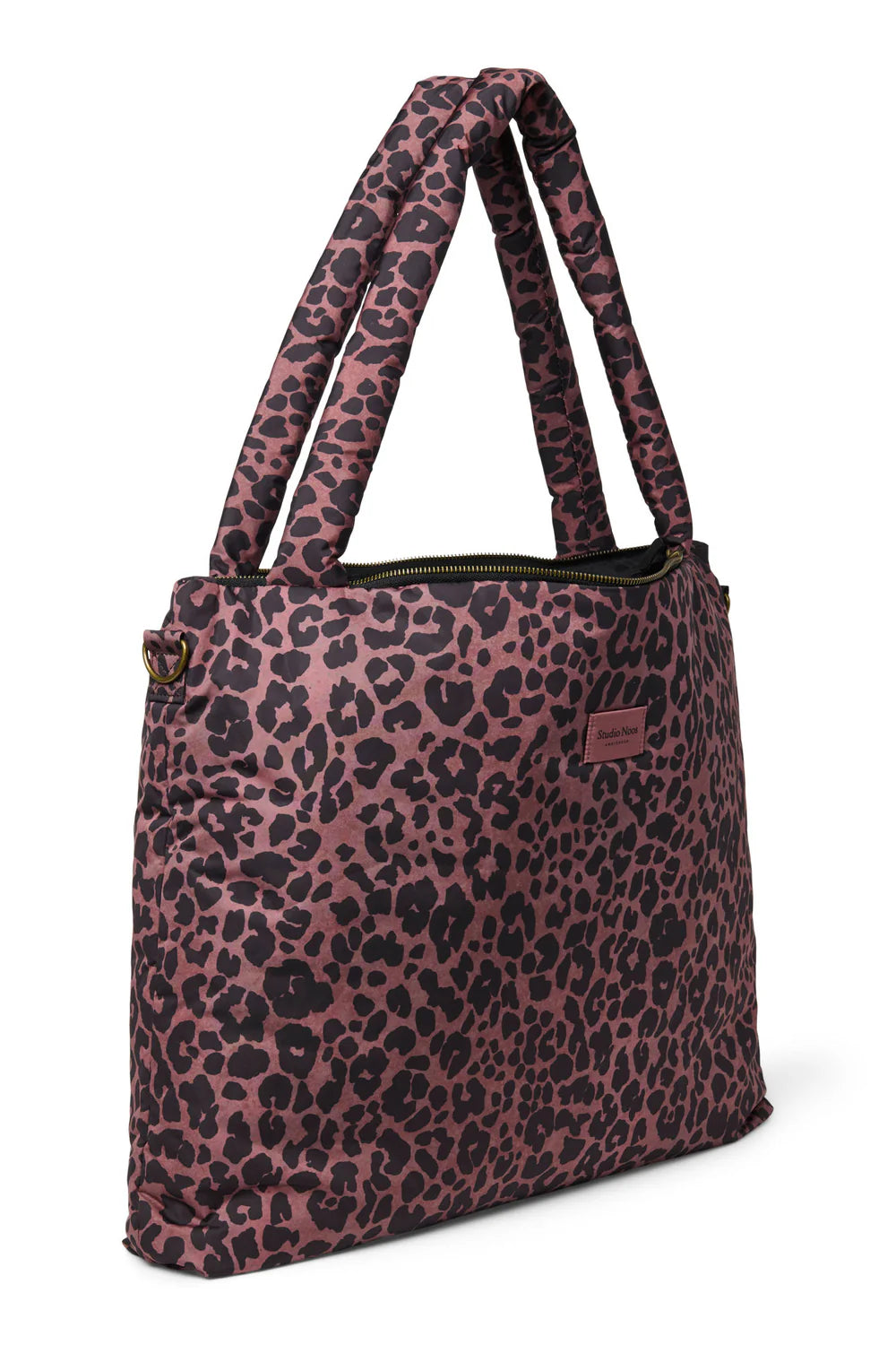 Red Leopard Puffy Diaper Bag