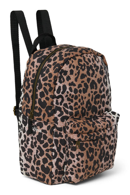 Hazel Leopard Soft Cotton Midi Backpack