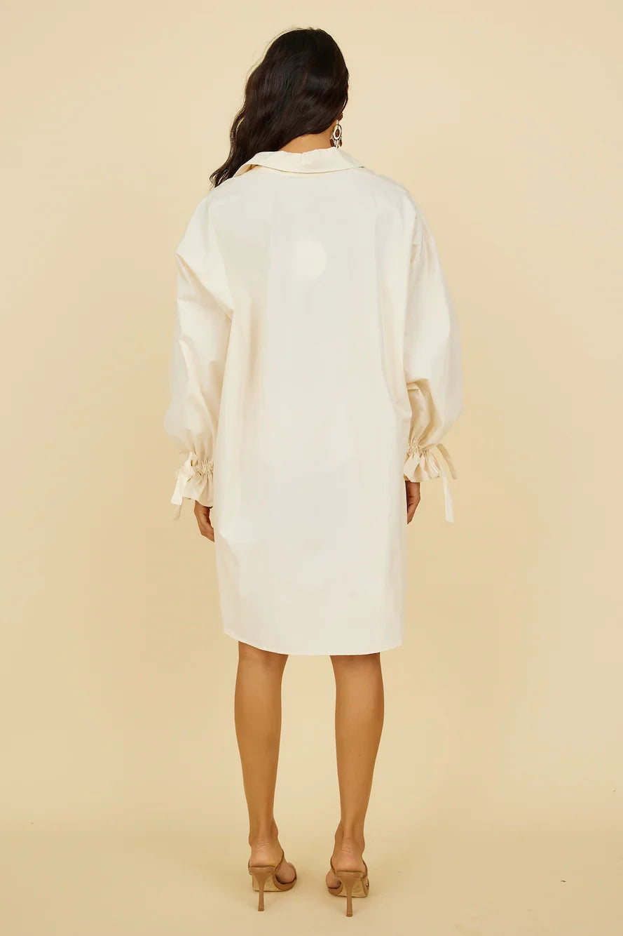 Lovely Days Mini Dress Cream