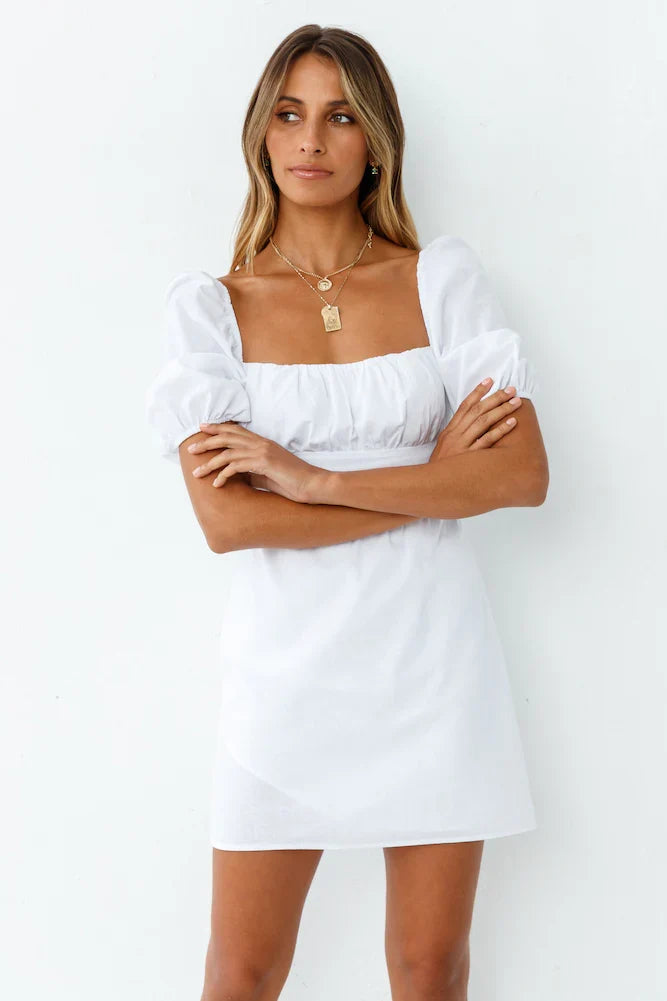Elreid Kleid Weiß