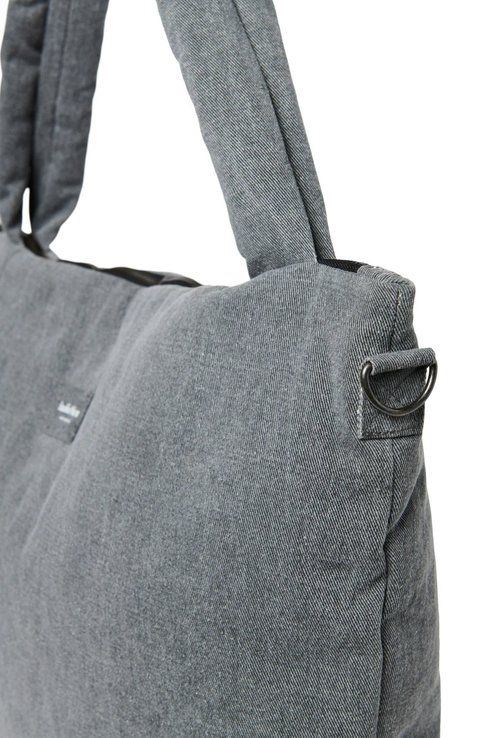 Grey Denim Diaper Bag