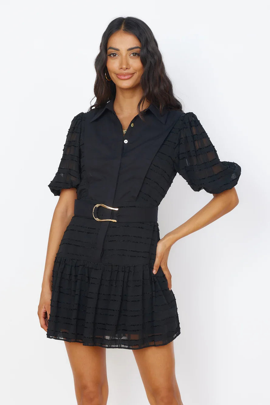 Süße Serenade Kleid Schwarz