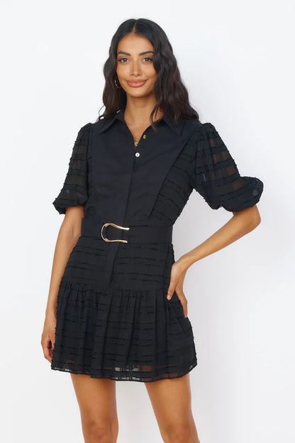 Süße Serenade Kleid Schwarz