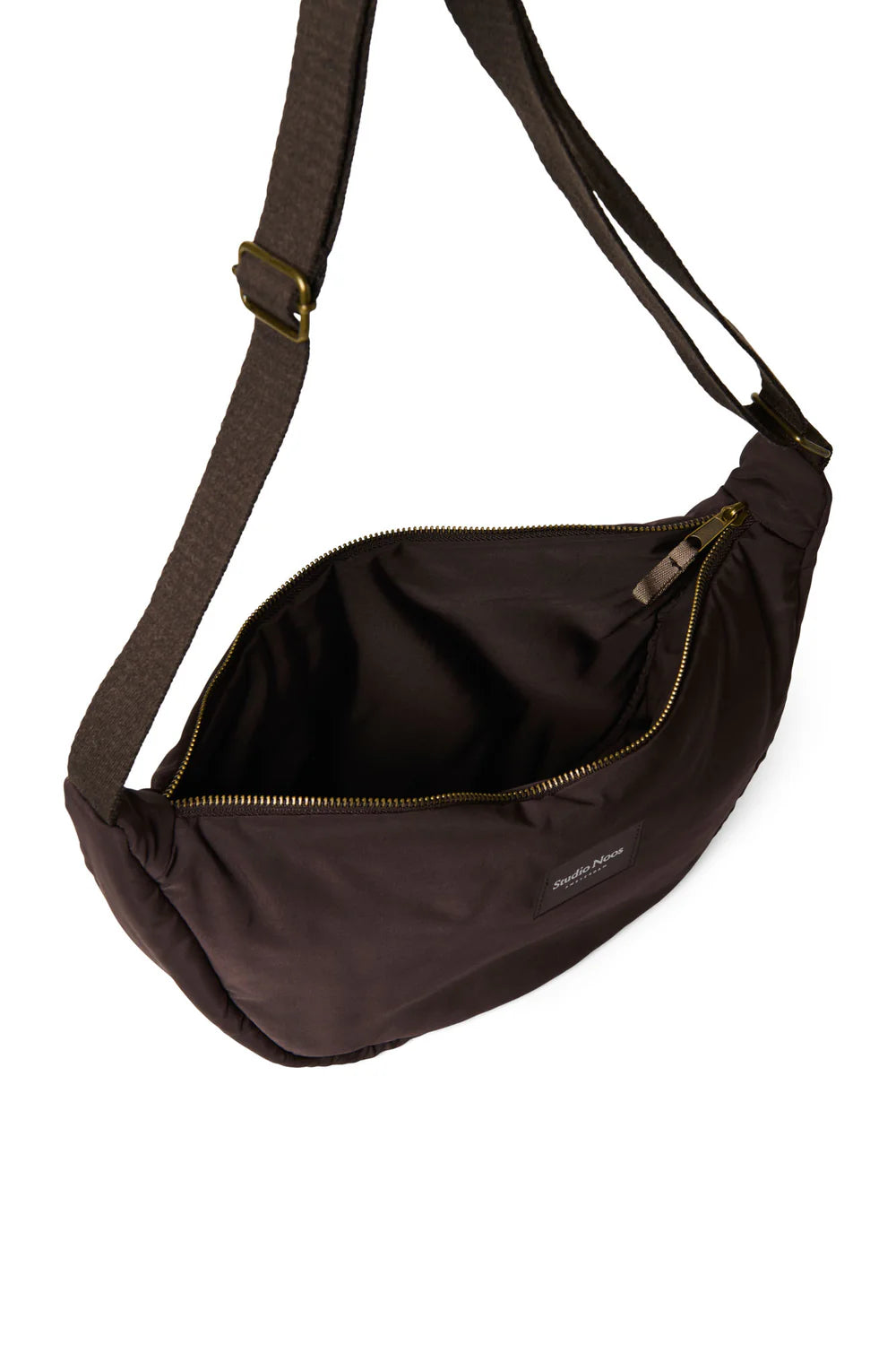 Brown Puffy Adult Fanny Pack