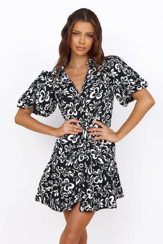 Vestido Mystic Sunrise Preto