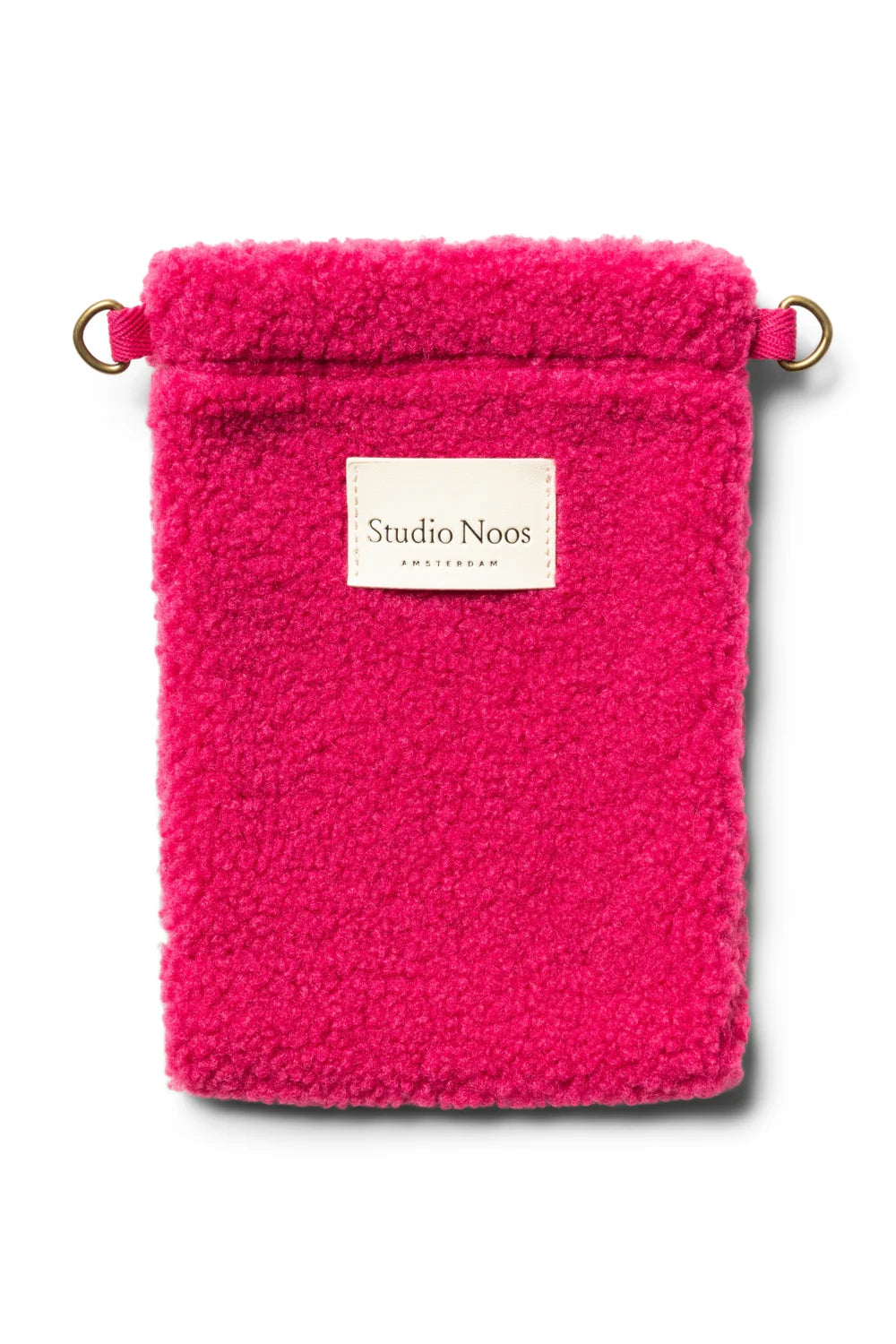 Ecru Teddy Phone Bag