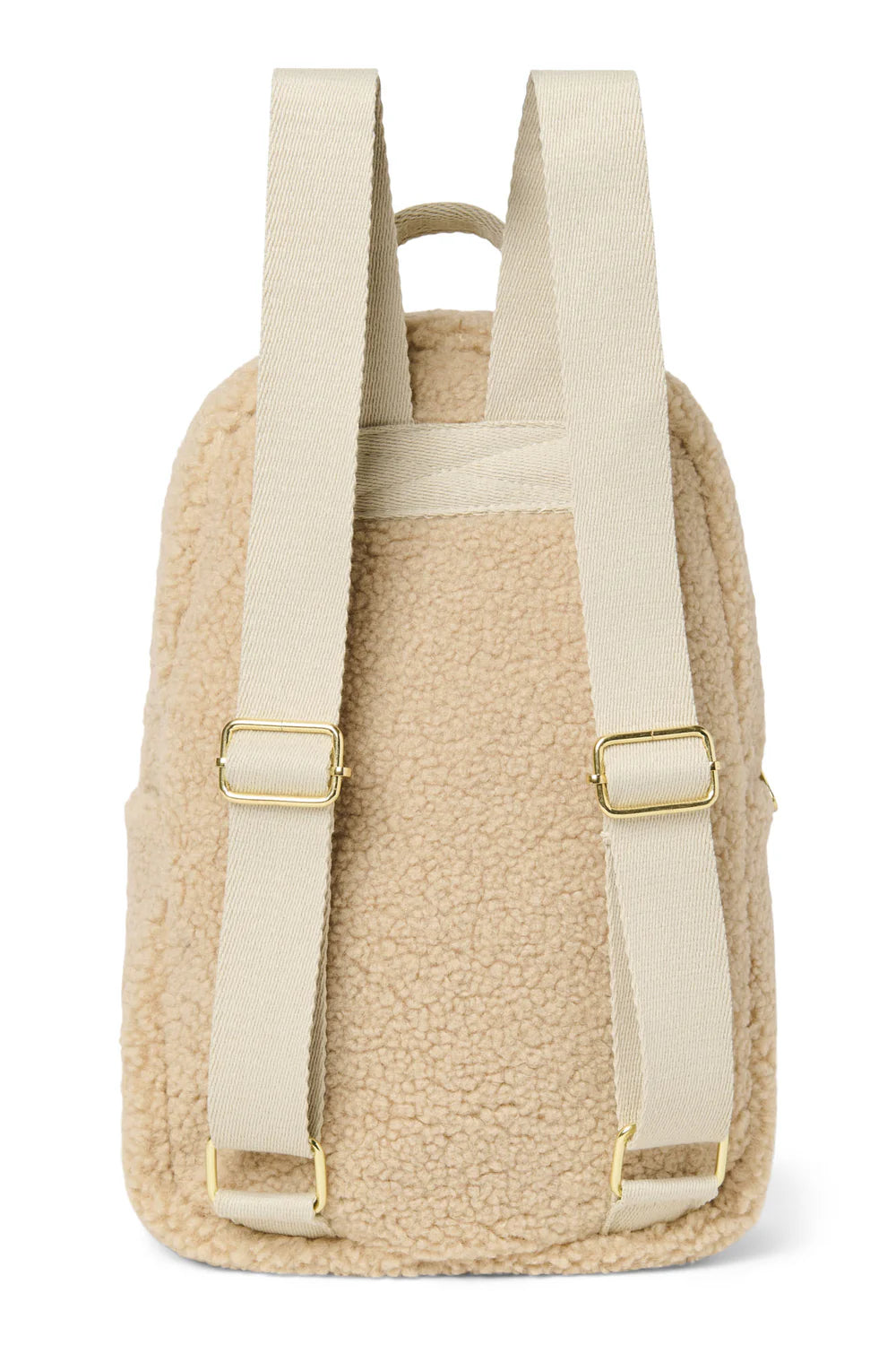 Ecru Flower Heart Teddy Mini Backpack