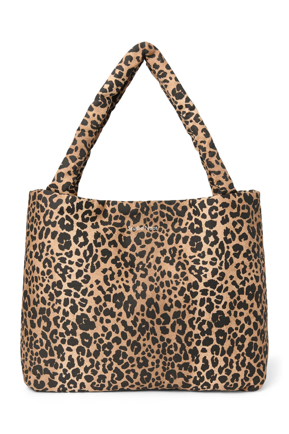 Brown Leopard Cotton Mom Bag