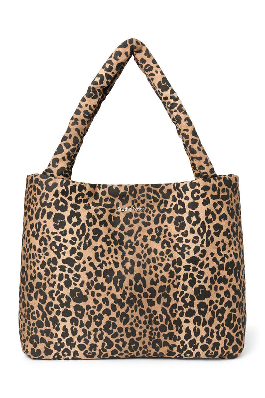 Braune Leopard Baumwoll Wickeltasche