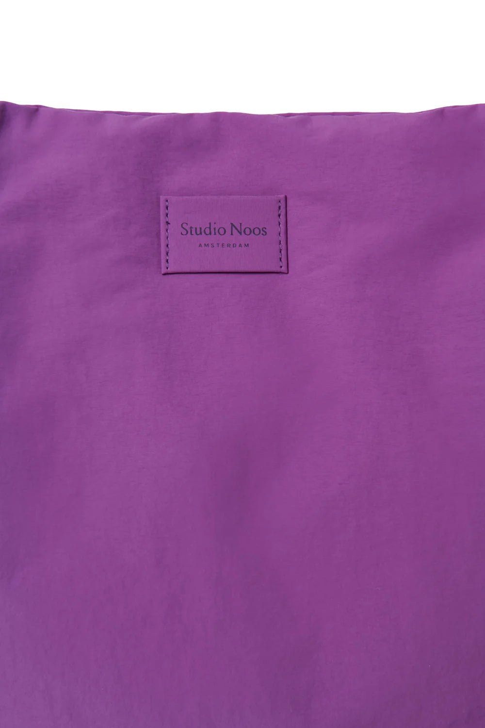 Purple Textured Puffy Mom Bag