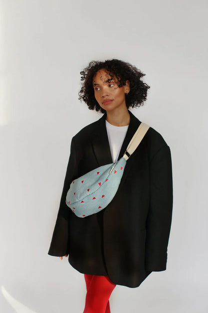 Blue Denim Adult Fanny Pack