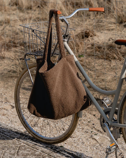 Ecru Teddy Mom Bag