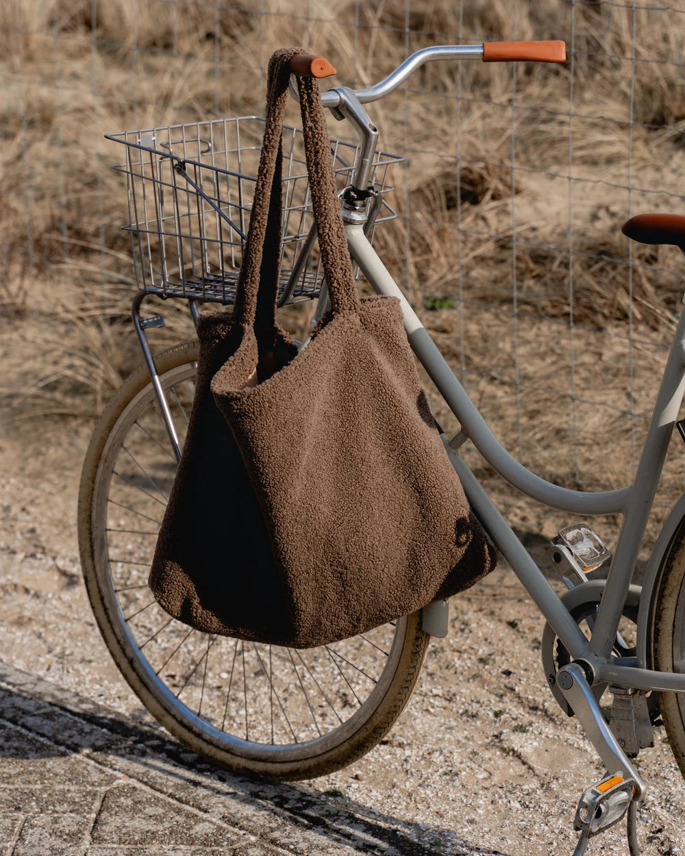 Brown Hearts Teddy Mom Bag