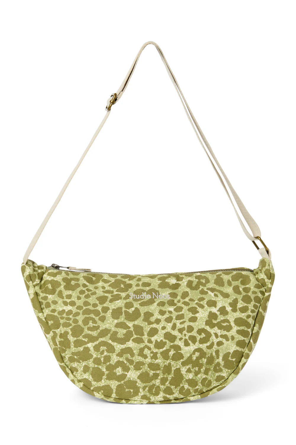 Green Leopard Cotton Adult Fanny Pack