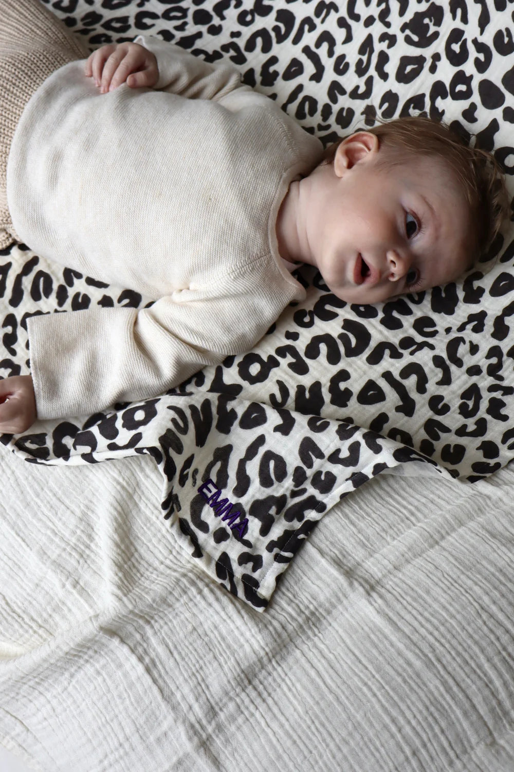 Leopard Swaddle Print Large