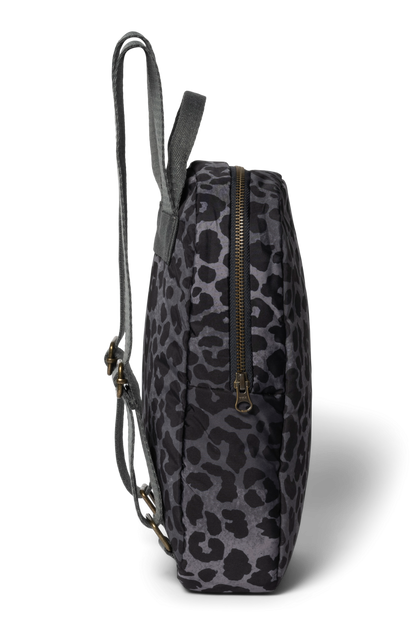 Puffy Mini Backpack | Leopard