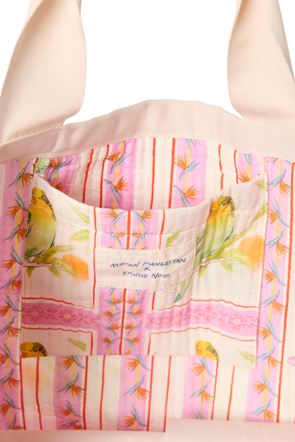 Beach Bag | Maison Mangostan x Studio Noos Birds