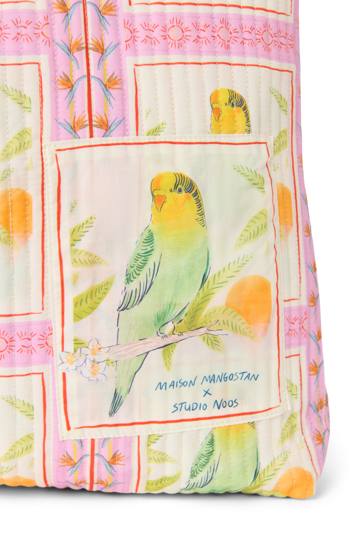 Beach Bag | Maison Mangostan x Studio Noos Birds