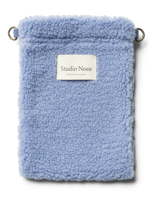 Hellblaue Teddy-Handtasche