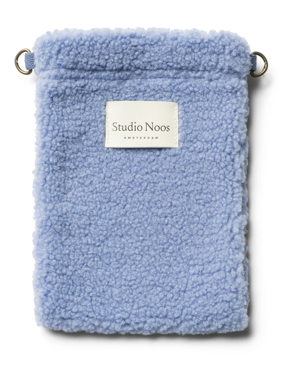 Ecru Teddy Phone Bag