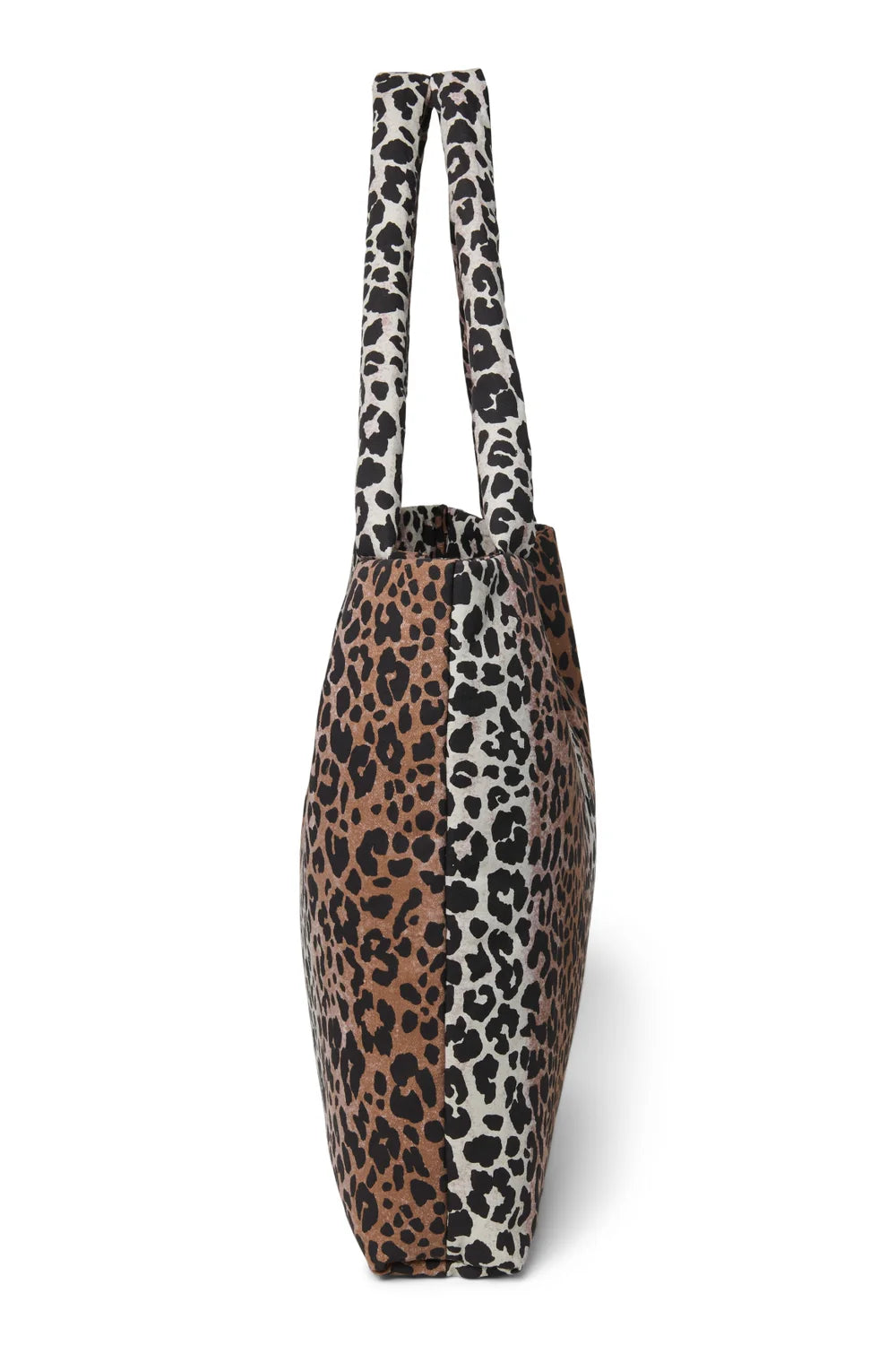 Hazel Leopard Soft Cotton Mom Bag