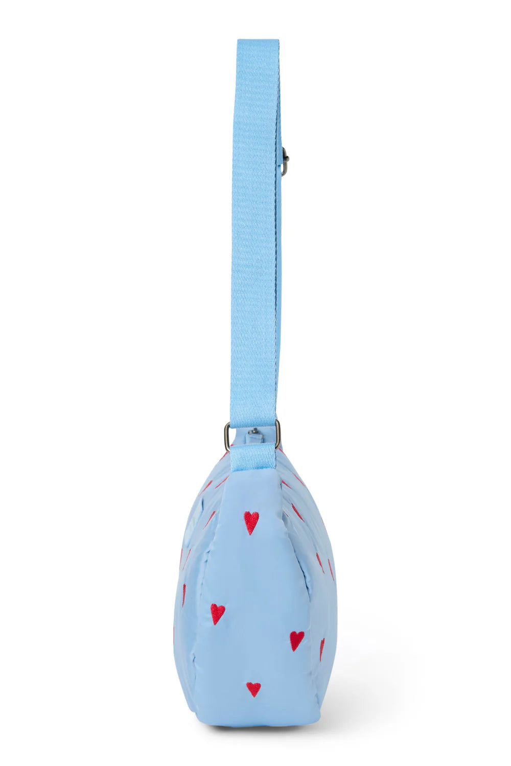 Purple Hearts Puffy Adult Fanny Pack