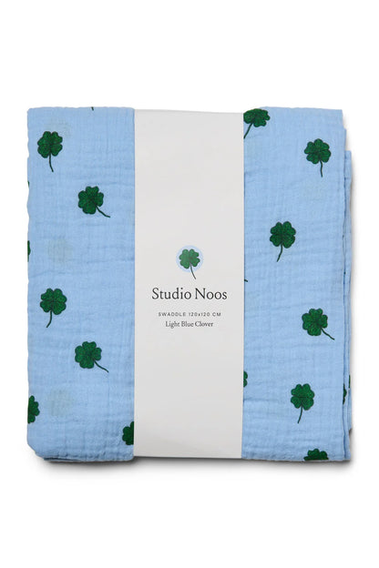 White Clover Swaddle Print Large
