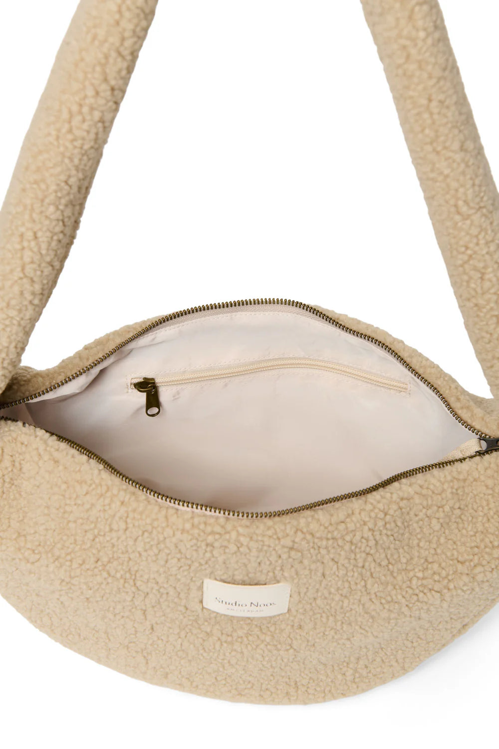 Brown Hearts Teddy Mini Cross Body Bag