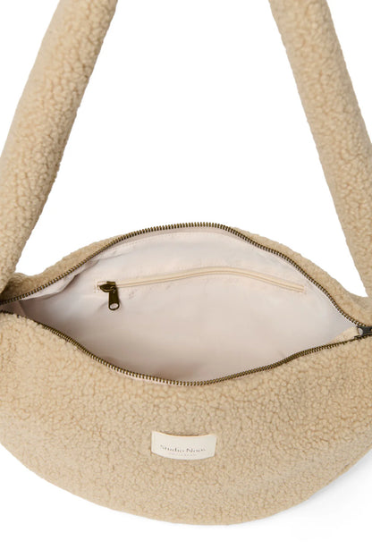 Brown Hearts Teddy Mini Cross Body Bag