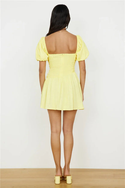 Time Again Kleid Gelb