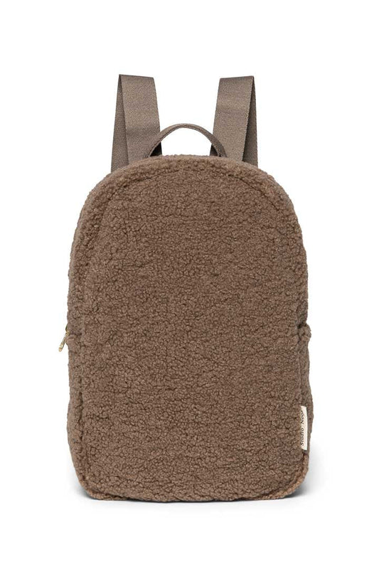 Brauner Teddy-Mini-Rucksack