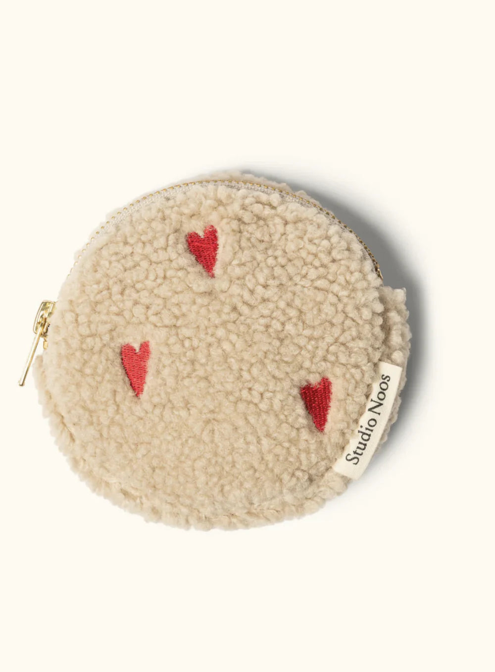 Brown Hearts Teddy Wallet